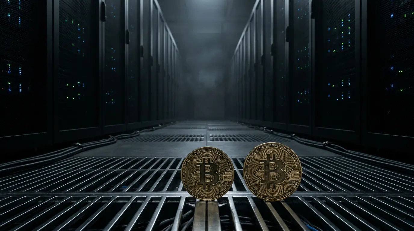 Visualizzazione di una rete blockchain con nodi connessi e flussi di transazioni